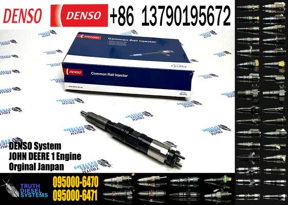 Diesel Fuel Injector 095000-6470 RE546777 for John Deere 6090 9.0L Engine 350DLC 350GLC Bico Injetor diesel