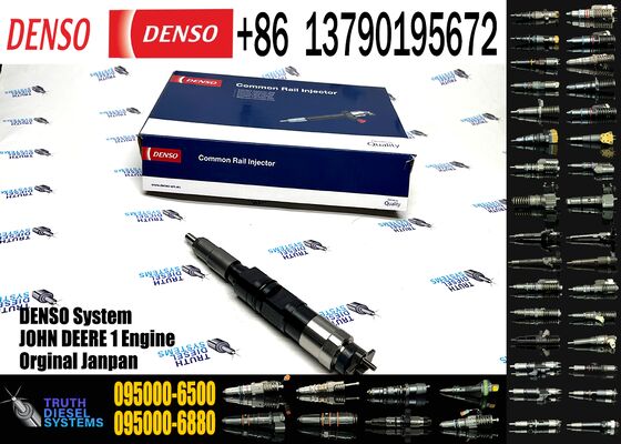 High Quality Common Rail Diesel Fuel Injector 095000-6500 Re546782/Re529414/Re529117 for Denso for John Deere 4.5L & 6.8L