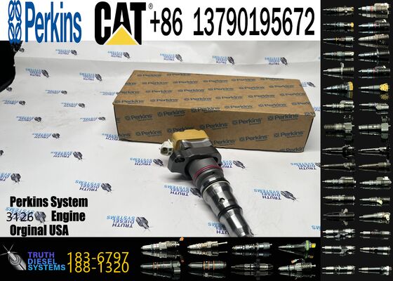 Affordable Excavator Engine Spare Parts Fuel Injector 0R-9348 183-6797 10R-1262 222-5965 188-1320 10R-0781 for CAT 3126 Engine