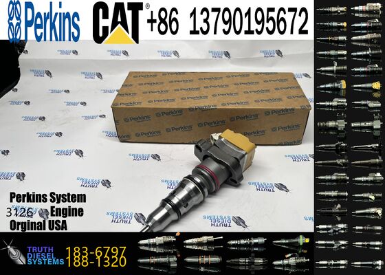Affordable Excavator Engine Spare Parts Fuel Injector 0R-9348 183-6797 10R-1262 222-5965 188-1320 10R-0781 for CAT 3126 Engine