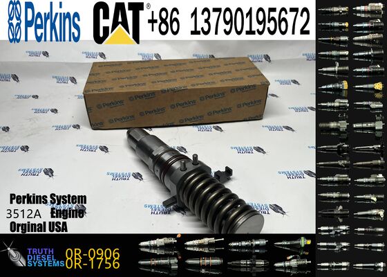 Common Rail Fuel Injector 4P-9075 0R-3051 0R-0906 Diesel Engine Fuel Injector for CAT 3508 3512 3516 Machinery Engine
