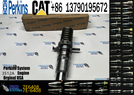 Diesel Engine Pump Parts HEUI Diesel Fuel Injector 7E6408 7E-6408 for Excavator Engine 3512A