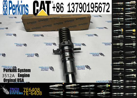 Diesel Engine Pump Parts HEUI Diesel Fuel Injector 7E6408 7E-6408 for Excavator Engine 3512A