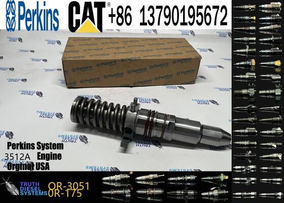 Construction Machinery Parts 4P-9077 OR-3051 Common Rail Fuel Injector 7E3383 for Ccaterpillar 3508 3512 3516 Excavator Engine