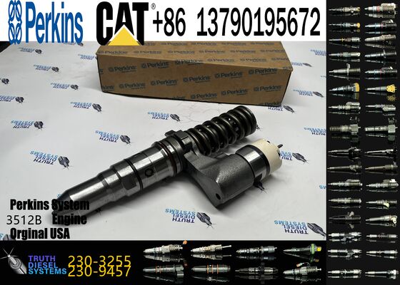 Excavator Accessories Fuel Injector 230-3255 246-1854 for 3508C/3512C/3516C Construction Machinery with 6 Month Warranty