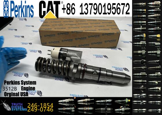 Excavator Accessories Fuel Injector 230-3255 246-1854 for 3508C/3512C/3516C Construction Machinery with 6 Month Warranty