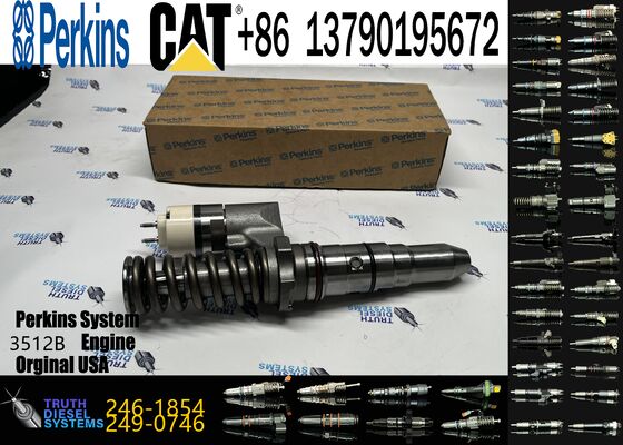 Excavator Accessories Fuel Injector 230-3255 246-1854 for 3508C/3512C/3516C Construction Machinery with 6 Month Warranty