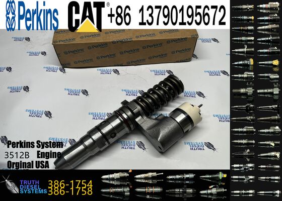 Common Rail Fuel Injector 386-1754 3920206 386-1758 3861758 250-1306 2501306 132-0202 Injector for Ccaterpillar 3508 3512 Engine