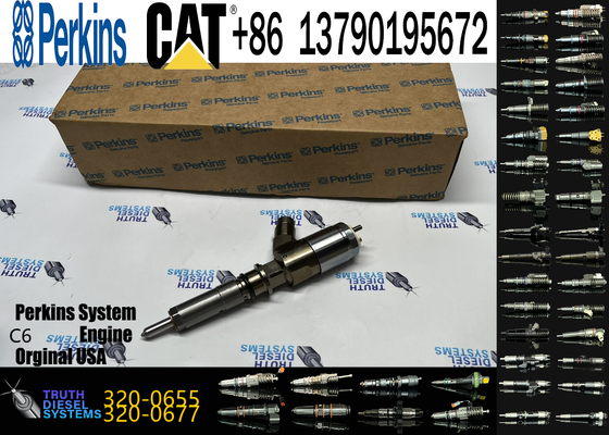 Original New Fuel Injector 320-0655 3200655 for Ccaterpillar C6.6 Diesel Engine Construction Machinery Equipment Parts