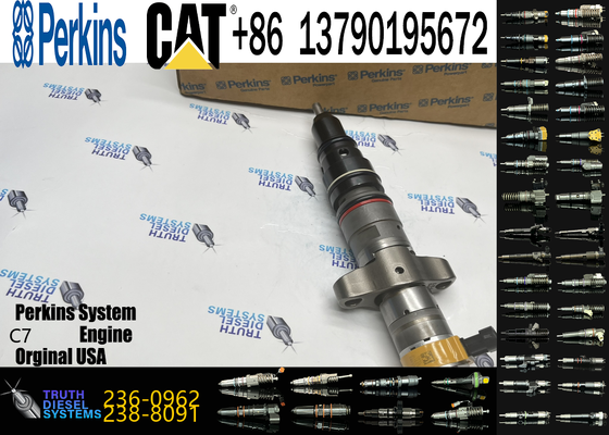 Hangood Engine Parts 10R-7224 236-0962 2360962 Fuel Injector D6R 330C E330C Diesel Injector Assy C9 Engine Common Rail Injector