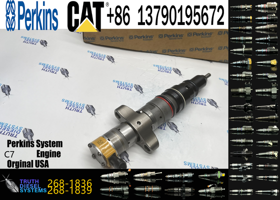 Diesel Common Rail Injector 268-1836/295-1412 Compatible with for Engine C7 Forwarder 584/584HD