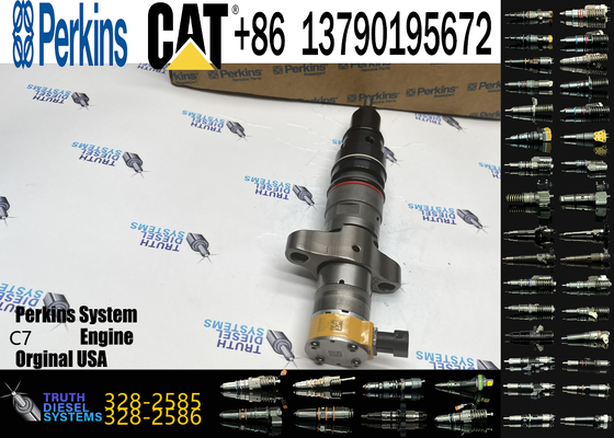 Original Excavator Common Rail Injector 328-2585 3282585 Fuel Injector for C7 Engine 325D Construction Machinery Engine Parts