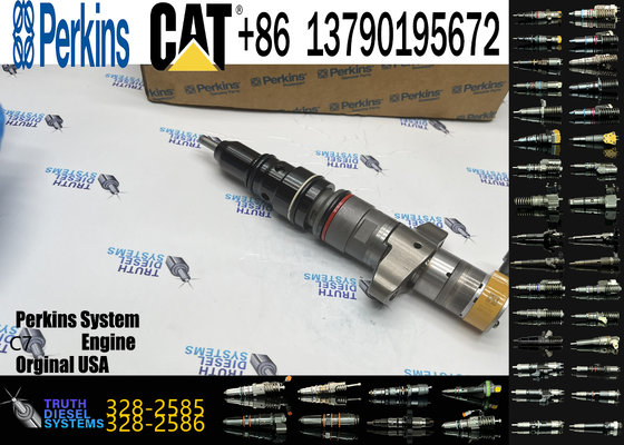 Original Excavator Common Rail Injector 328-2585 3282585 Fuel Injector for C7 Engine 325D Construction Machinery Engine Parts
