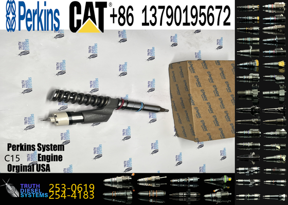 Genuine C15 C18 C32 3406E Series Excavator Parts 253-0619 Injec to 2530619 10R-7232 10R7232 for CAT Construction Machinery Parts