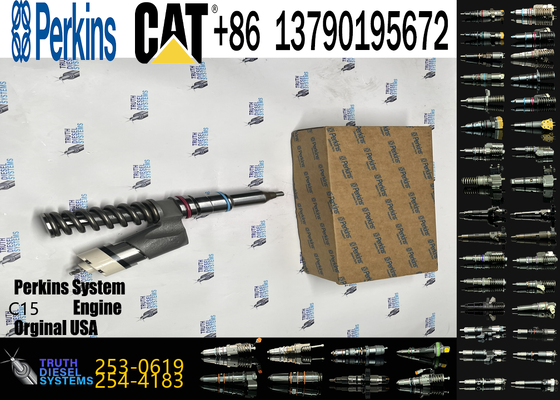 Genuine C15 C18 C32 3406E Series Excavator Parts 253-0619 Injec to 2530619 10R-7232 10R7232 for CAT Construction Machinery Parts
