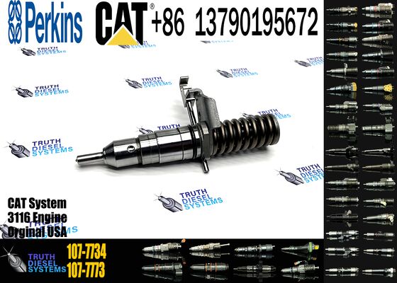 New Fuel Injector 107-7732 6L-3669 10R-8996 107-7734 7E-7607 For Construction Machinery Excavator Diesel Engine