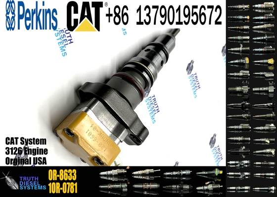 Common Rail Fuel Injector 126-0499 116-7150 131-7150 155-1819 0R-8633 for Excavator 3126 Truck Parts Auto Parts