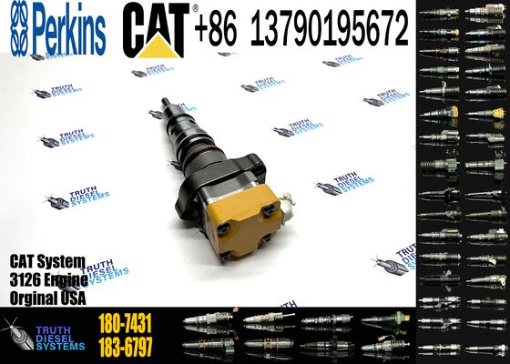 Hot Sell Common Rail Fuel Injector 180-7431 1807431 Diesel Fuel Injector for CAT Ccaterpillar 3126B Engine