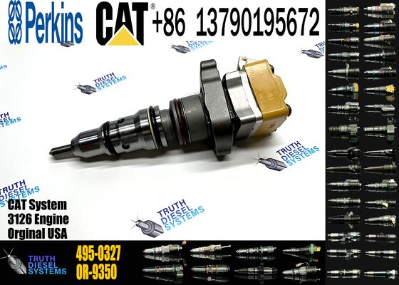 6-Pieces 10R-9238 Fuel Injector Compatible for CAT 3126 3126B 3126E Engine 1833645C1 495-0327 178-6342