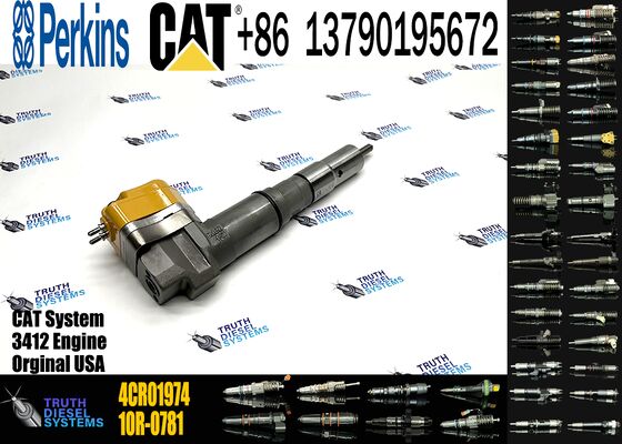Excavator Parts Engine 3408 3412 Fuel Injector 4CR01974 169-7408 174-7527 222-5967 20R-0760 for Construction Machinery