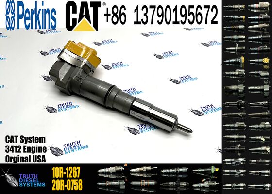 Diesel Excavator Engine Parts Fuel Injector 232-1183 10R-1267 174-7526 for CAT 3412E 5110B Diesel Engine