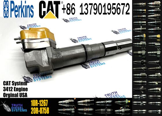 Diesel Excavator Engine Parts Fuel Injector 232-1183 10R-1267 174-7526 for CAT 3412E 5110B Diesel Engine