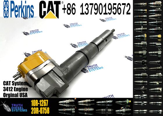 Diesel Excavator Engine Parts Fuel Injector 232-1183 10R-1267 174-7526 for CAT 3412E 5110B Diesel Engine