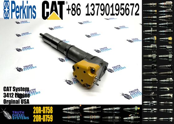 Fuel Injector 232-1175 20R-0758 10R-1265 for Ccaterpillar CAT Engine 3412E 3408E Dozer D9R Quarry Truck 775D AD45