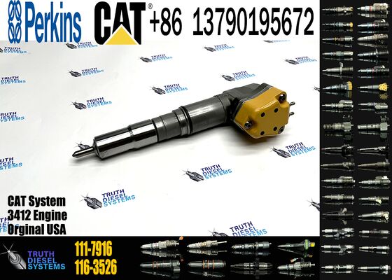 3408B 3412C Excavators Injector 174-7527 174-7526 111-7916 59-0835 159-0836 for Loader 990 3408 3412 5110B 6 Month Warranty