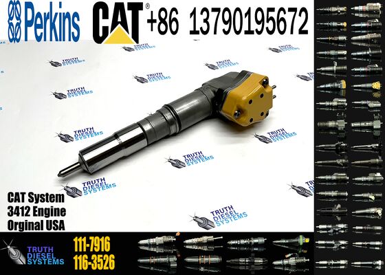 3408B 3412C Excavators Injector 174-7527 174-7526 111-7916 59-0835 159-0836 for Loader 990 3408 3412 5110B 6 Month Warranty