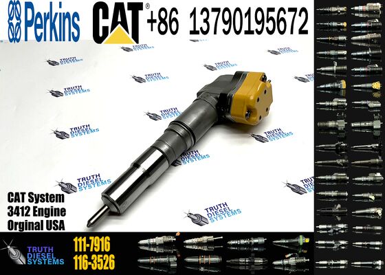 3408B 3412C Excavators Injector 174-7527 174-7526 111-7916 59-0835 159-0836 for Loader 990 3408 3412 5110B 6 Month Warranty