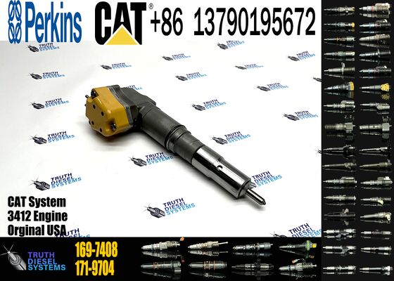 1563895 1697408 Engine Parts Fuel Injector 156-3895 169-7408 171-9704 for 3412 1719704 Engine