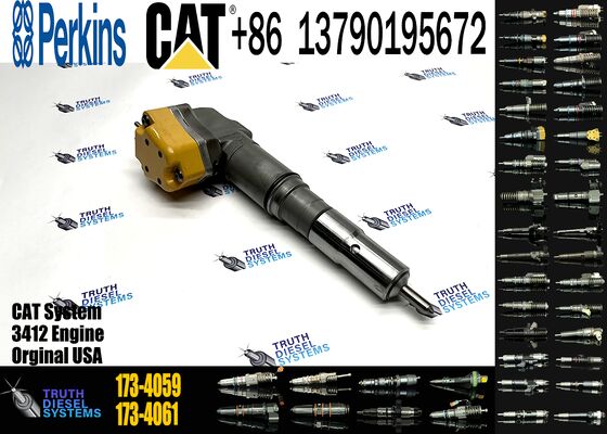 3412 Engine Parts Fuel Injector 171-9710 0R-9348 173-4059 173-4061 Common Rail Injector
