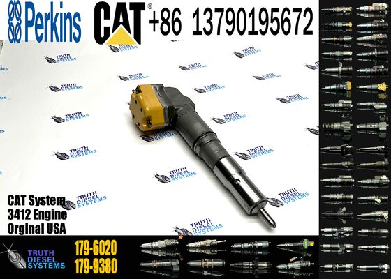 For 3412E Engine diesel fuel Injector 174-7528 20R-4148 179-6020 or excavator 3412E injector 179-6020 For 3412E Engine
