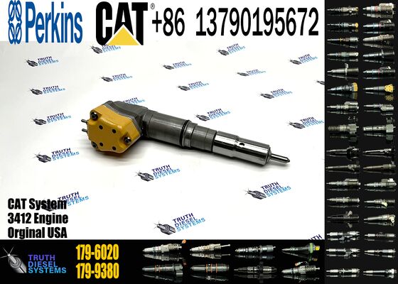 For 3412E Engine diesel fuel Injector 174-7528 20R-4148 179-6020 or excavator 3412E injector 179-6020 For 3412E Engine