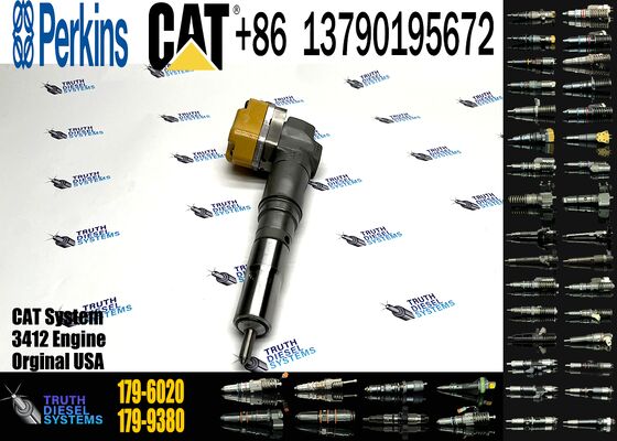 For 3412E Engine diesel fuel Injector 174-7528 20R-4148 179-6020 or excavator 3412E injector 179-6020 For 3412E Engine