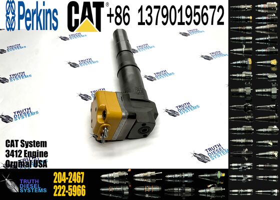 High Quality Stainless Steel Diesel Injector Assembly for Engine 3412E Model Numbers 198-6877 204-2467 232-1170 232-1175