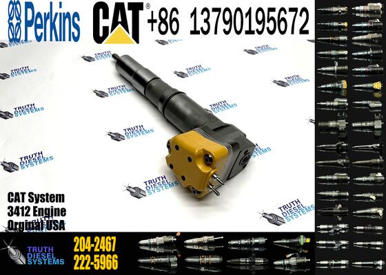 High Quality Stainless Steel Diesel Injector Assembly for Engine 3412E Model Numbers 198-6877 204-2467 232-1170 232-1175