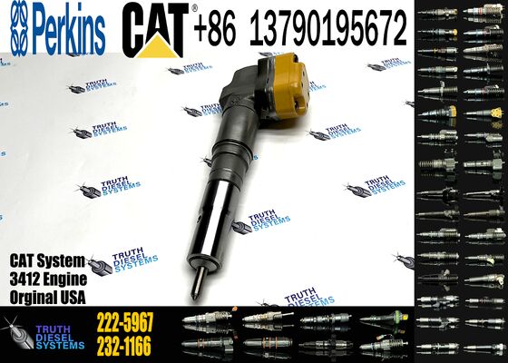 Excavator Parts Engine 3408 3412 Fuel Injector 4CR01974 169-7408 174-7527 222-5967 20R-0760 for Construction Machinery