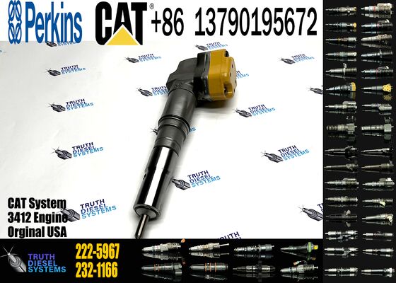 Excavator Parts Engine 3408 3412 Fuel Injector 4CR01974 169-7408 174-7527 222-5967 20R-0760 for Construction Machinery