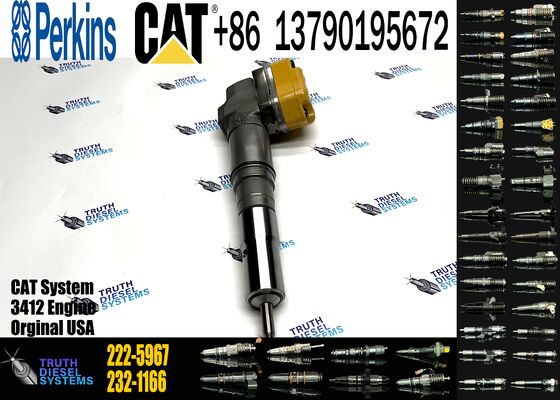 Excavator Parts Engine 3408 3412 Fuel Injector 4CR01974 169-7408 174-7527 222-5967 20R-0760 for Construction Machinery
