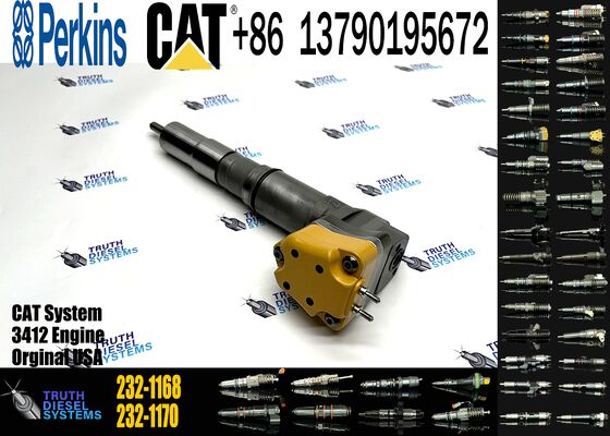 Newly Available Low-price Diesel Common Rail Injector 232-1173 0R-9803 232-1168 for 3412 3412E Engine Assembly