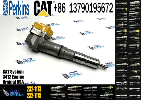 Fuel Injectors 232-1175 10R-1271 232-1173 10R-1269 Fuel Injector for Ccaterpillar 3408E 3412 3412E G3412 Engine Accessories