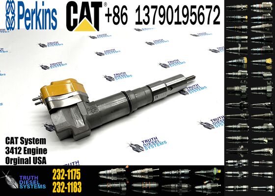 Fuel Injectors 232-1175 10R-1271 232-1173 10R-1269 Fuel Injector for Ccaterpillar 3408E 3412 3412E G3412 Engine Accessories