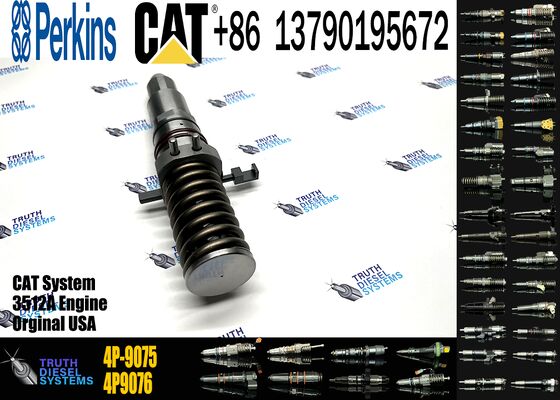 Common Rail Diesel Fuel Injector 4P-9077 4P-9076 4P-9075 for Ccaterpillar CAT 3508 3512 3516 Engine Injectors 4P9077