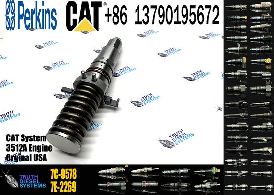 Best-selling Model Common Rail Diesel Injector 0R-2923 4P-9076 7C-9578 for CAT 3508 3512 3516 Engine Truck Engine Parts