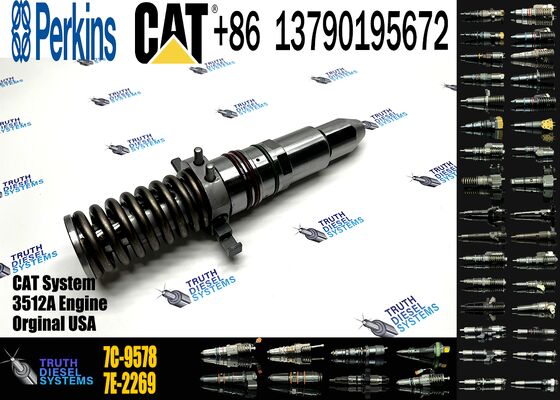 Best-selling Model Common Rail Diesel Injector 0R-2923 4P-9076 7C-9578 for CAT 3508 3512 3516 Engine Truck Engine Parts