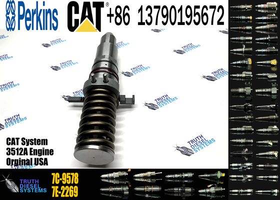 Best-selling Model Common Rail Diesel Injector 0R-2923 4P-9076 7C-9578 for CAT 3508 3512 3516 Engine Truck Engine Parts