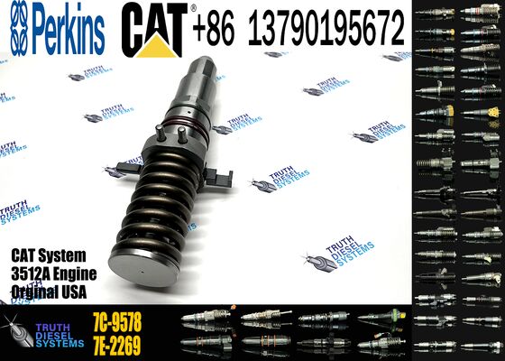 Best-selling Model Common Rail Diesel Injector 0R-2923 4P-9076 7C-9578 for CAT 3508 3512 3516 Engine Truck Engine Parts