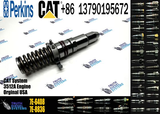 High Quality Excavator Common Rail Fuel Injector 7E6408 7E-6408 Fuel Injector for Ccaterpillar 3508 3512 3516 Generator